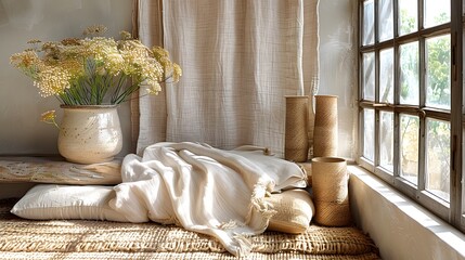 a backdrop of muted hues, the aesthetic shadow beige weaves its magic on the textured canvas,...