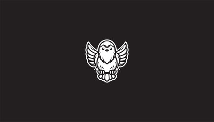 bird mascot design logo, bird flying
