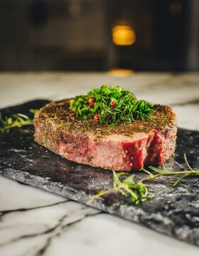 https://chat.openai.com/c/11640590-5926-4b12-af82-b36836d0b3e3#:~:text=A%20steak%20crusted%20with%20a%20blend%20of%20finely%20chopped%20herbs%20on%20a%20marble%20countertop%2C%20showcasing%20the%20tex