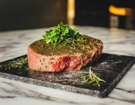 https://chat.openai.com/c/11640590-5926-4b12-af82-b36836d0b3e3#:~:text=A%20steak%20crusted%20with%20a%20blend%20of%20finely%20chopped%20herbs%20on%20a%20marble%20countertop%2C%20showcasing%20the%20tex