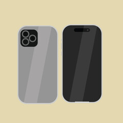 Flagship Phone Flat Design Vector Illustration