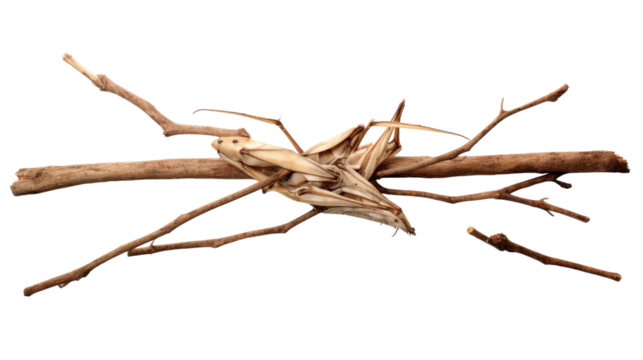 A deceased bird perched on a tree branch, its stillness a stark contrast to the rustling leaves