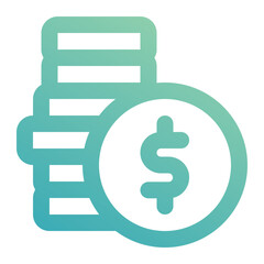 Fototapeta premium money icon for illustration