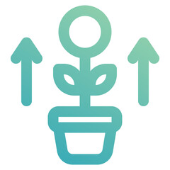 invest icon for illustration