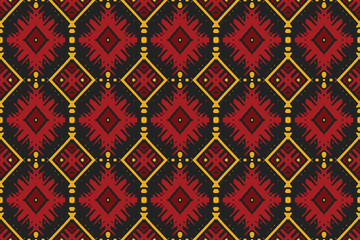 Navajo tribal vector seamless pattern. Native American ornament. Ethnic South Western decor style. Boho geometric ornament. Vector seamless pattern. Mexican blanket, rug. Woven carpet illustration