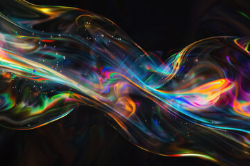 Fototapeta premium Dream Bubbles Effect Photo Overlays - Magic and Whimsical Visual Effects. Generated AI
