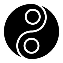 yin yang symbol glyph