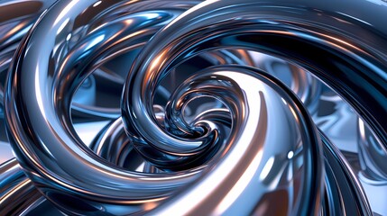 Digital metal swirl abstract stage poster web page PPT background