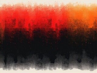 Black red orange gradient gritty grunge vector brush stroke color halftone pattern