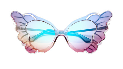 Fototapeta premium Sunglasses with a whimsical, butterfly-shaped frame, adding a touch of nature to eyewear fashion