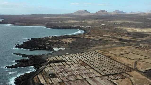 plages volcaniques &agrave; Lanzarote (Orzola), canaries, Espagne