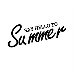 say hello summer logo
