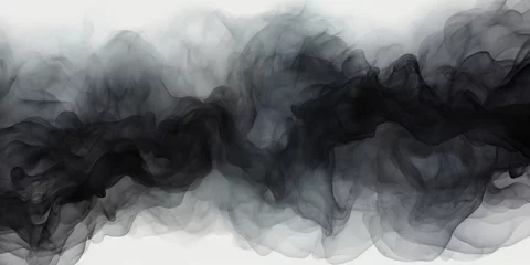 Gardinen Black watercolor abstract background  © Lenhard