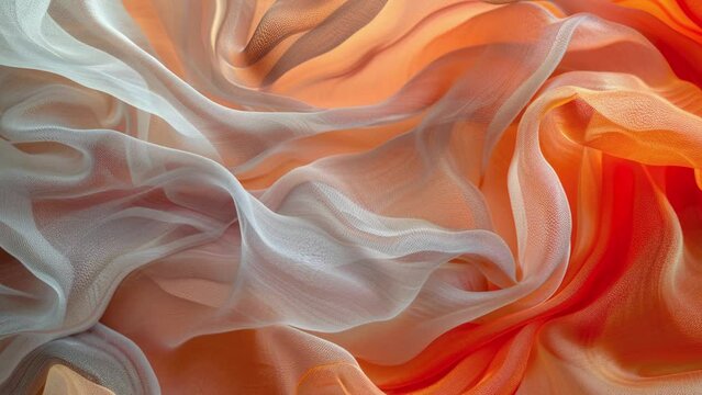 Abstract wave fabric background 