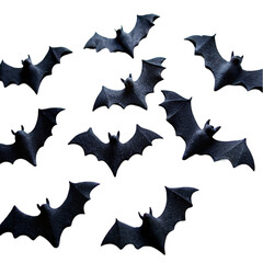bats isolated on transparent background