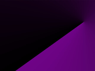 Minimal geometric background. Purple elements with circular gradient. Dynamic shapes composition. Dark purple abstract background.