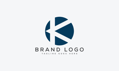 letter K logo design vector template design for brand