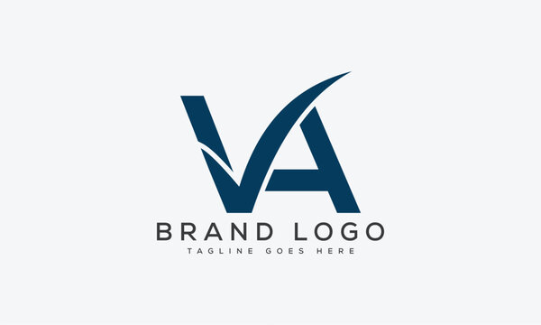 letter VA logo design vector template design for brand