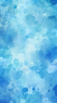 Blue watercolor abstract halftone background pattern