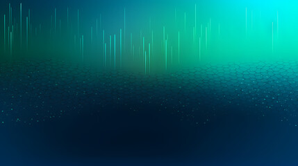 Abstract blue green data half tone plus background technology vector design