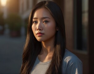 Young woman portrait