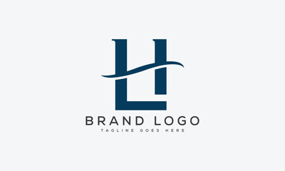 letter LH logo design vector template design for brand