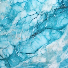 Cyan marble texture background