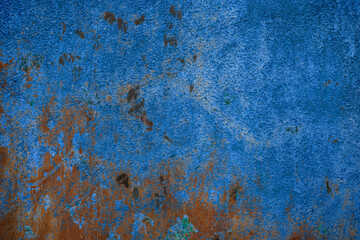 old leather texture toned in blue