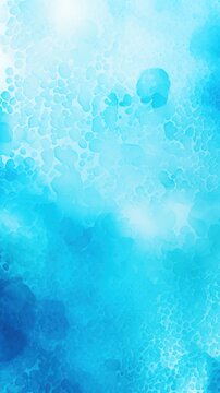 Cyan watercolor abstract halftone background pattern