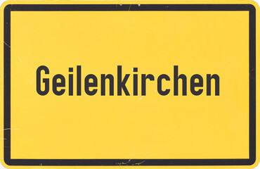 Ortsschild Geilenkirchen