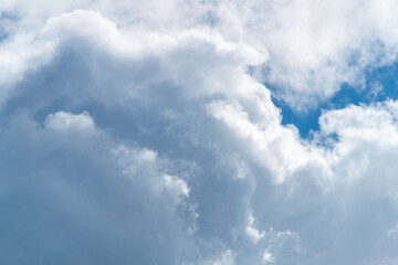 a photo of a cloudy sky. Sky background. natural clouds.