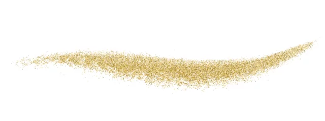 Keuken spatwand met foto Gold Vector Texture Pattern on White Background. Light Golden Confetti. Yellow Illustration Backdrop. Design Element. eps 10.   © sergio34