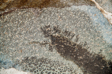 Texture of natural brown stone. Geodesy rocky texture