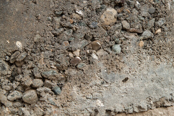 Photo Texture of gray concrete. Blank for texture design