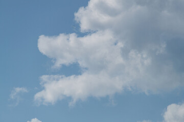 a photo of a cloudy sky. Sky background. natural clouds.