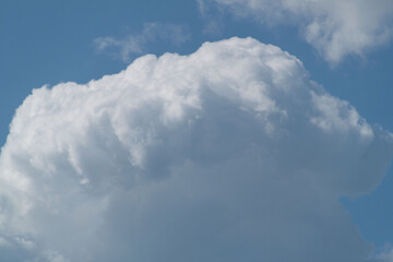 a photo of a cloudy sky. Sky background. natural clouds.
