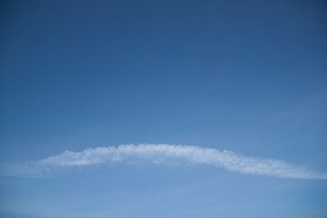 a photo of a cloudy sky. Sky background. natural clouds.