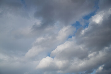 a photo of a cloudy sky. Sky background. natural clouds.