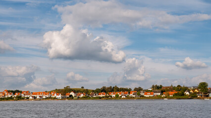 Dyreborg coastline along Little Belt in Faaborg-Midtfyn, Funen, Southern Denmark