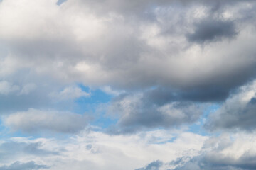 a photo of a cloudy sky. Sky background. natural clouds.