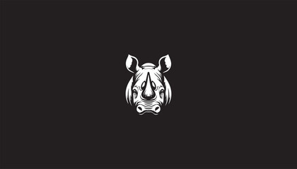 Rhinoceros, rhinoceros design, rhinoceros face, rhinoceros head, rhinoceros design head, rhinoceros face design, rhinoceros logo design 