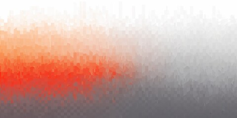 Gray red orange gradient gritty grunge vector brush stroke color halftone pattern