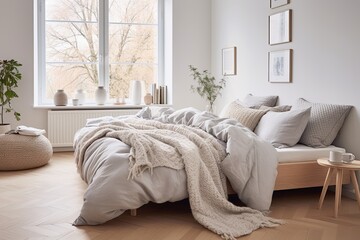 Serene Bedroom Decor: Scandinavian Minimalist Design Ideas for Cozy Ambiance