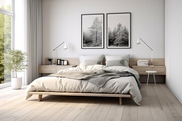 Minimalist Scandinavian Bedroom Design: Light, Airy, and Simple Elegance