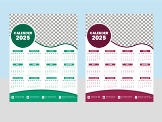 Creative New Callender Design Template