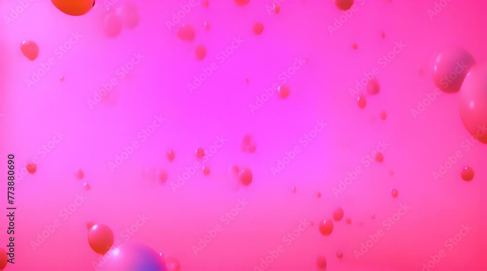 Poster abstract 3d animation of flying blobs modern background design seamless looped video