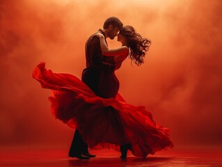 people dancing bachata dance on the dance floor