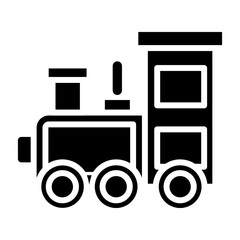 Train glyph icon