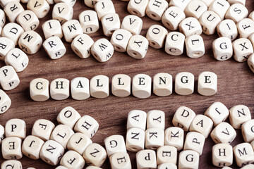 Challenge, letter dices word