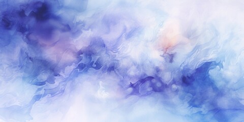 Indigo light watercolor abstract background